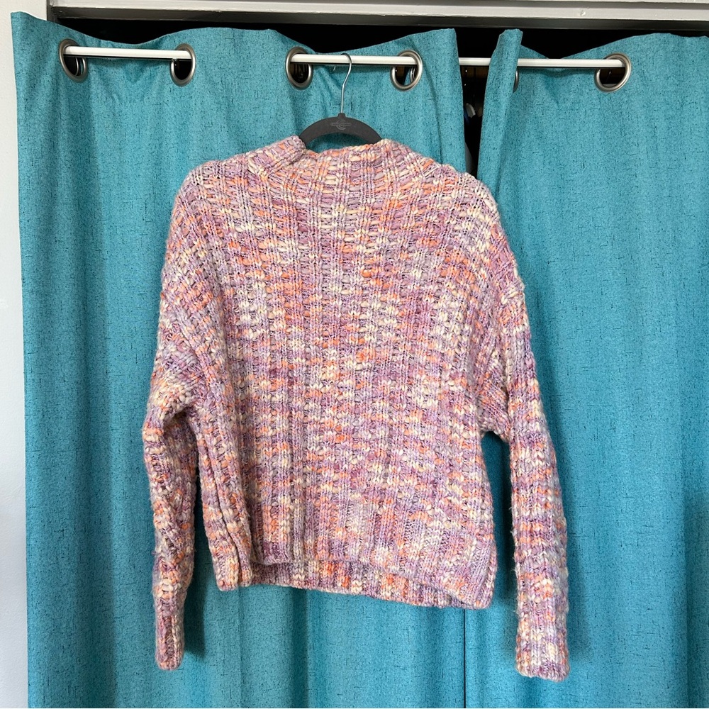 Mockneck Knit Sweater